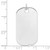 Sterling Silver Rh-plt Engraveable Dog Tag Polished Front/Back Disc Charm - QM-33311867-2282