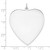 Sterling Silver Rh-plt Engraveable Heart Polished Front/Back Disc Charm - QM-E3F6AEF9-6393