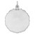 Sterling Silver Rh-plt Engraveable Polished Front/Satin Back Disc Charm - QM-3E56C44D-5460