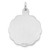 Sterling Silver Rh-plt Engraveable Polished Front/Satin Back Disc Charm - QM-5AA9B12C-6105