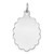 Sterling Silver Rh-plt Engraveable Polished Front/Satin Back Disc Charm - QM-7C98F27D-8592