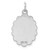 Sterling Silver Rh-plt Engraveable Polished Front/Satin Back Disc Charm - QM-7C98F27D-8592
