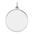 Sterling Silver Rh-plt Engraveable Round Polished Front/Back Disc Charm - QM-7F5BD7A7-4940