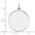Sterling Silver Rh-plt Engraveable Round Polished Front/Back Disc Charm - QM-7F5BD7A7-4940