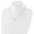 Sterling Silver Rose-tone 10-11mm White Near-Round Freshwater Cultured Pearl 17 inch Necklace