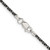 Sterling Silver Ruthenium-plated 1.7mm Twisted Tight Wheat Chain - QF-CBB68DF8-4989