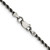 Sterling Silver Ruthenium-plated 2.3mm Rope Chain - QF-819D7292-8668