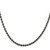 Sterling Silver Ruthenium-plated 3.4mm Rope Chain - QF-468BAC02-3725