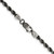 Sterling Silver Ruthenium-plated 3.4mm Rope Chain - QF-468BAC02-3725