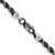 Sterling Silver Ruthenium-plated 4.5mm Rope Chain - QF-3310983F-6103