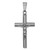 Sterling Silver Ruthenium-plated Polished Crucifix Pendant - QC-0599DCD9-2836