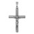 Sterling Silver Ruthenium-plated Polished Crucifix Pendant - QC-2B2D0DBD-7031