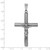 Sterling Silver Ruthenium-plated Polished Crucifix Pendant - QC-2B2D0DBD-7031