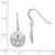 Sterling Silver Sand Dollar Earrings