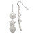 Sterling Silver Sand Dollar, Starfish and Shell Earrings
