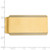 Sterling Silver Satin Gold-plated Front Money Clip