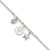 Sterling Silver Shells 9in Plus 1 in Ext. Anklet