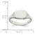 Sterling Silver Signet Ring - QR-D27FD2DB-8537