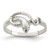 Sterling Silver Snake Ring - QR-8D2D51AF-3526