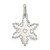 Sterling Silver Snowflake Charm - QC-DEC2140C-3549