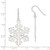 Sterling Silver Snowflake Dangle Earrings - QE-03ABCCC1-8739