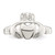 Sterling Silver Solid Claddagh Ring - QR-50FD8C23-7109