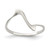 Sterling Silver Solid Wavy Ring - QR-6BFA2850-1572