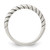 Sterling Silver Stackable Twist Ring - QR-C2E045A1-1706