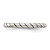 Sterling Silver Stackable Twist Ring - QR-C2E045A1-1706