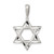 Sterling Silver Star of David Charm - QC-416E6CB9-1408