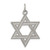 Sterling Silver Star of David Charm - QC-92F7752B-7788