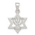 Sterling Silver Star of David Pendant - QC-03C825A7-8255