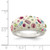Sterling Silver Stellux Crystal Multi-Color White Ring - QR-ACE6A739-3451