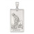 Sterling Silver Strength Tarot Card Pendant