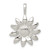 Sterling Silver Sunflower Pendant