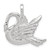 Sterling Silver Swan Charm - QC-A7E0DE86-3777