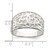 Sterling Silver Swirl Design Ring - QR-07F553DF-7198