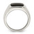 Sterling Silver Synthetic Onyx Ring - QR-3A7AB1DB-2552