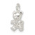 Sterling Silver Teddy Bear Charm - QC-4FC10042-8362