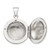 Sterling Silver Textured Border Circle Locket