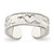 Sterling Silver Toe Ring - QR-380B2EE4-3121