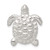 Sterling Silver Turtle Charm - QC-C556962A-6202