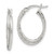 Sterling Silver Twisted and Textured Hoop Earrings - QE-587DCB90-7903