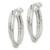 Sterling Silver Twisted and Textured Hoop Earrings - QE-587DCB90-7903