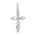Sterling Silver Twisted Cross Pendant