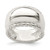 Sterling Silver Twisted Dome Ring - QR-863FC0ED-6912