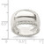 Sterling Silver Twisted Dome Ring - QR-863FC0ED-6912