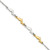 Sterling Silver with Gold-tone Polished Dolphins 9 inch with 1 inch Extension Anklet