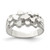 Sterling Silver Woman's Nugget Ring - QR-3978A168-6092