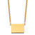 Sterling Silver/Gold-plated Wyoming State Necklace